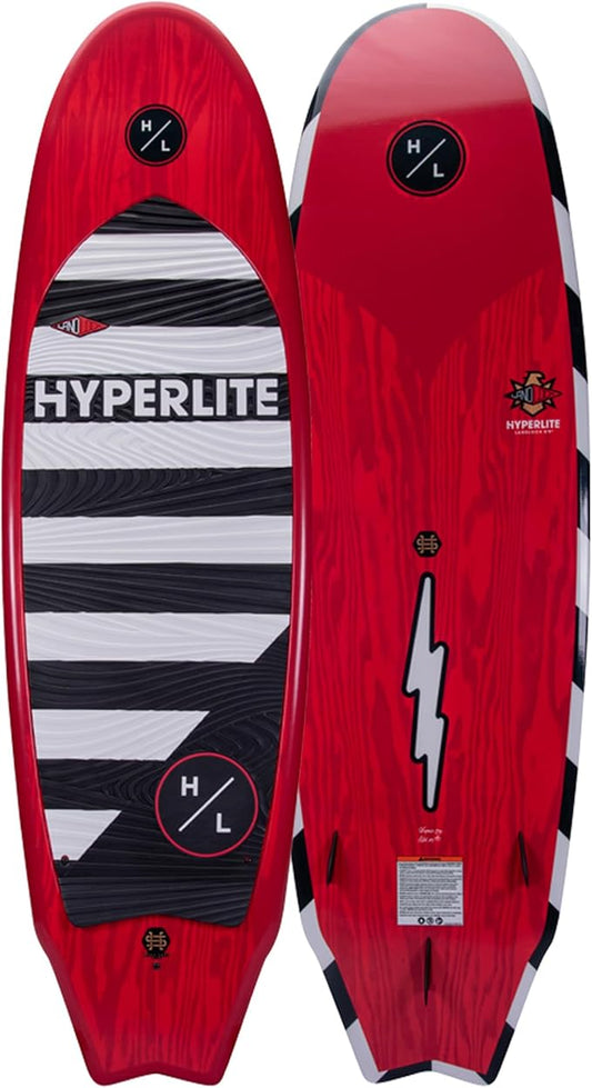 Hyperlite Landlock Wakesurf Board – Forgiving Longboard Style Wakesurf Board - Perfect for Beginners and Intermediate Riders or for Your First Surf Session