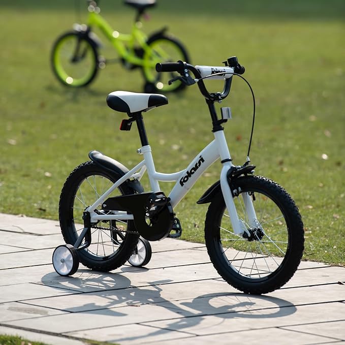 Kids Bike 14 16 18 Inch Bicycle for 3-9 Years Boys Girls Bike,Children's Bicycle with Bell Training Wheels, Multiple Colors