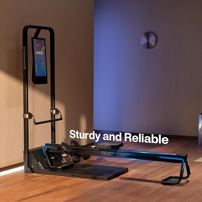 AeroRow Rowing Bench, Next Generation of Rowing Machines, Rower Attachment for Gym Monster, Home Work Out Rowing Machine, Adjustable Resistance Levels, Rowing Machine