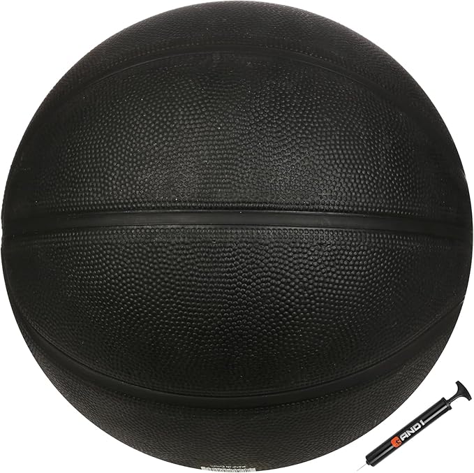 AND1 Xcelerate Rubber Basketball: Official Regulation Size 7 (29.5”) Streetball, Made for Indoor/Outdoor Games