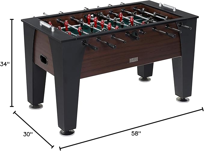 Barrington Foosball Multiple Styles Soccer Foosball Tables, Durable & Stylish Designs with Tabletop Sports Soccer Balls, Perfect for Family Game Rooms