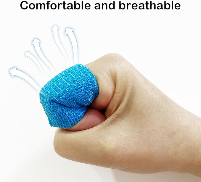 36 PCS Self Adhesive Bandage Wrap 2" X 5 Yards Elastic Cohesive Bandage Wrap Bandage Wrap Rolls Elastic Self-Adherent Tape for Stretch Athletic, Sports, Wrist, Ankle (Skin