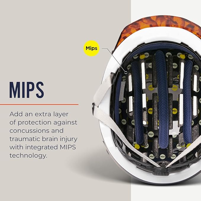 Thousand Chapter MIPS Adult Bike Helmet - LED Tail Light, Cycling & Bicycle Safety Certified, Lightweight & Low Profile, Men & Women, Lockable PopLock