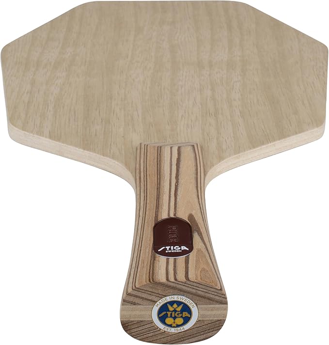 STIGA Pure Table Tennis Wood - Professional Offensive Table Tennis Wood Blade - 7 Layers of Pure Wood for Maximum Control, Precision and Power - Made in Sweden