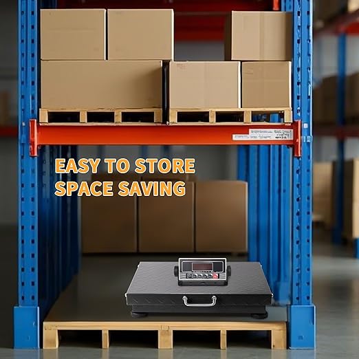 660lbs Heavy Duty Postal Scale with Steel, Ultra Durable Large Verstile Digital Shipping Scale, Scale for Packages/Pets/Luggage/Warehouse/Office/Orchard/Body Weight/Home/Commerce/Industry