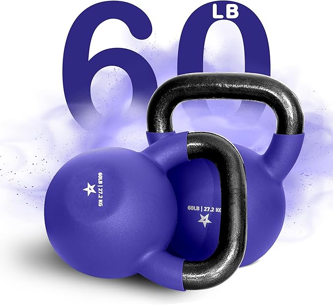 Yes4All Kettlebells 5lbs-65lbs & Kettlebell Sets Adjustable Weights, Kettlebell for Weight Training, Home Workout Equipment with Secure Grip for High Rep, Exercise Equipment