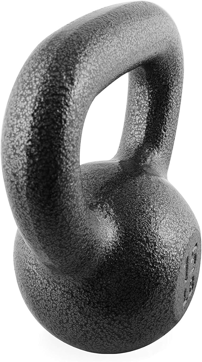 WF Athletic Supply Hammerstone Painted Cast Iron Kettlebells, Home & Gym Equipment, Great for Strength Training, Full Body Workout & Crossfit Training, Color & Size Options Available in 10-80 Pounds