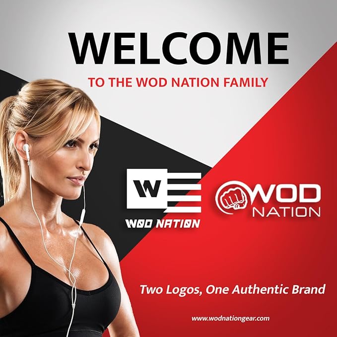 WOD Nation Flexible Hook-Grip Athletic Tape – Easy-Tear, Sweat-Proof Thumb & Finger Strips for Weightlifting