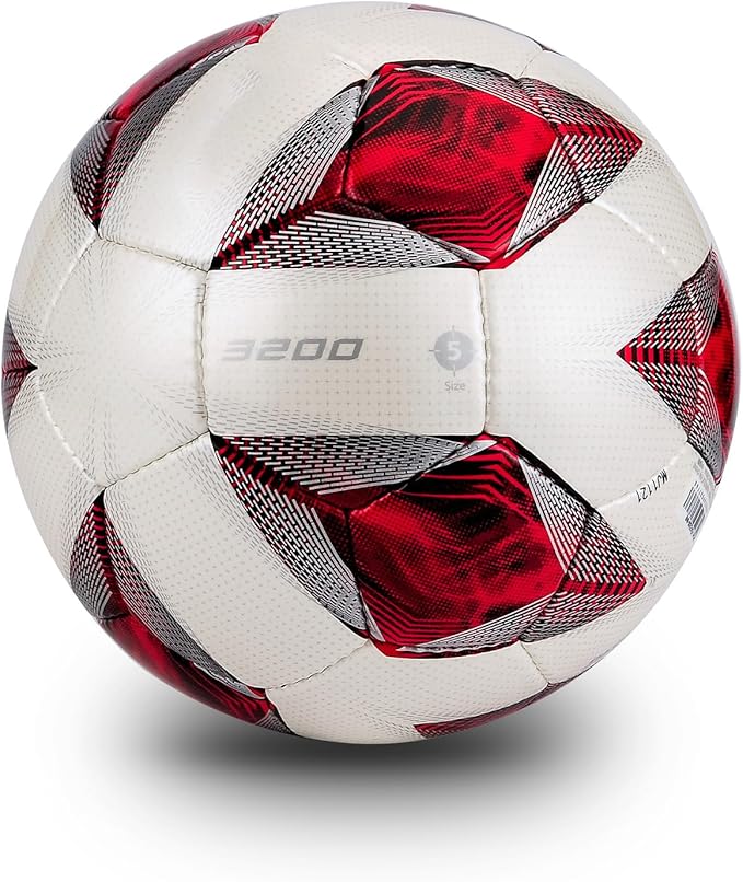 Soft PU Leather Soccer Ball, Indoor Outdoor Team Sports, Training Practicing Game Match Soccer Ball Gift for Adult Youth, 1pcs