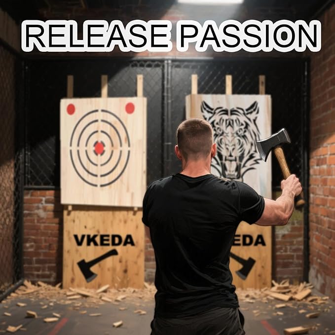 Axe Throwing Wooden Target with Handles (Axe Target)