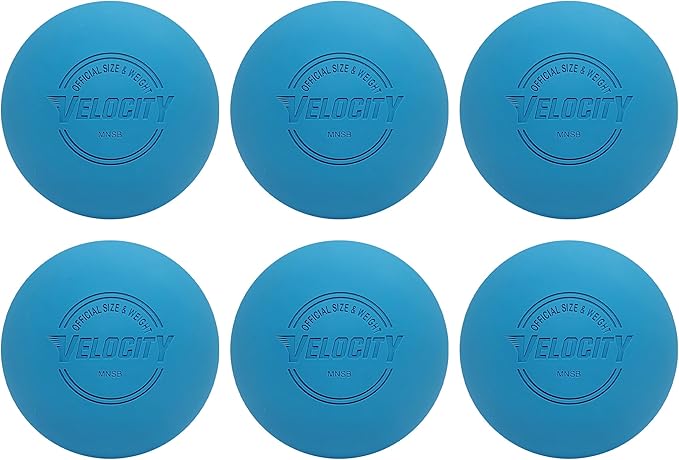 Velocity Lacrosse Balls - 1, 2, 3, 6, 12, 18, 24, 36, 60 and 120 Packs - for Practice, Official NFHS and College Approved Size