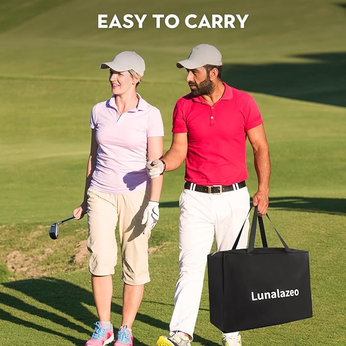 Golf Bucket Outdoor Yard Games, Golf Practice Toys for Family, Adults and Kids, Portable Golf Course for Backyard, Lawn, Park, Beach, Camping (6 Hole Course)