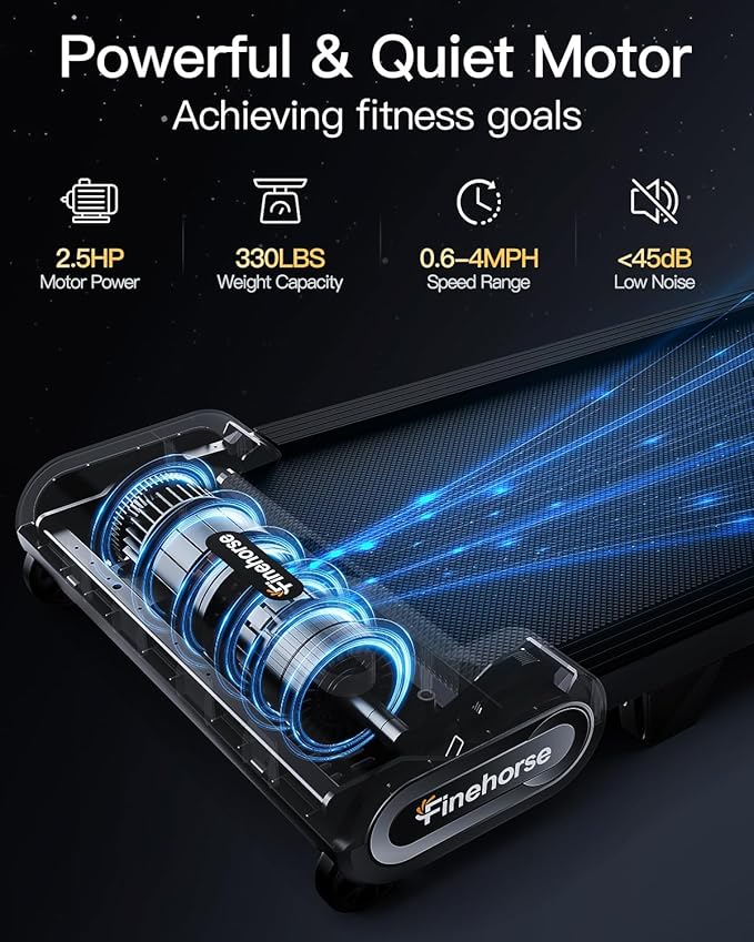13% 6-Level Walking Pad with Auto Incline - Treadmill with Auto Incline and Remote Control, 330Lbs Capacity Portable Compact Treadmill for Home Office, LED Display