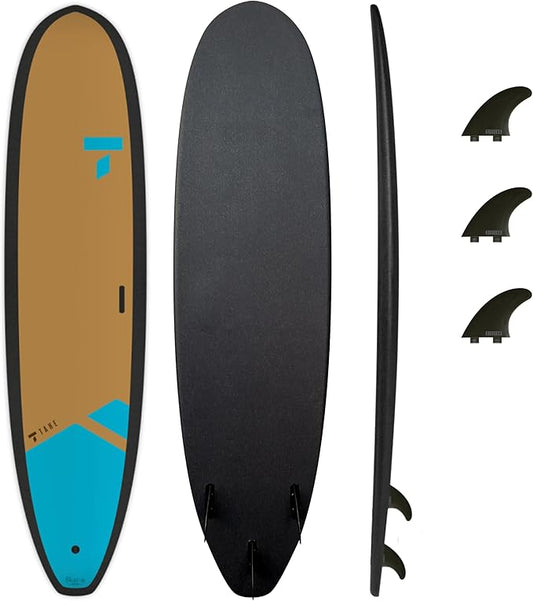 TAHE 8'4" Meteor Foam Surfboard – Premium Molded Soft Top | Durable, Lightweight & Stable | Ideal for Beginners, Rentals & Schools | Skin-Tec Construction for Long-Lasting Performance