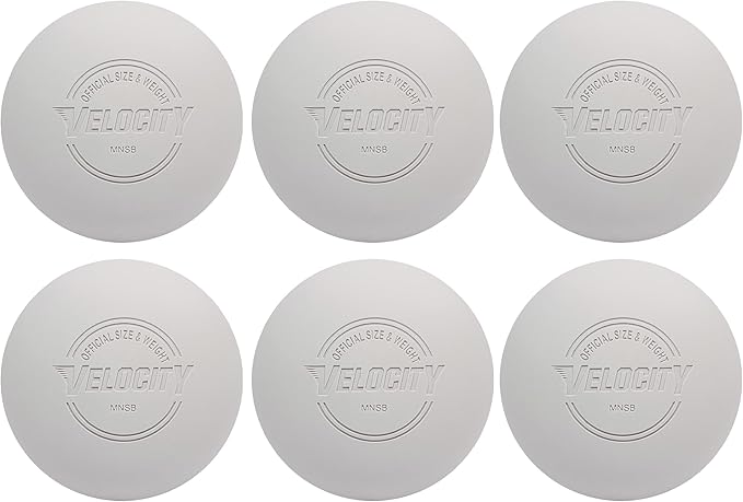 Velocity Lacrosse Balls - 1, 2, 3, 6, 12, 18, 24, 36, 60 and 120 Packs - for Practice, Official NFHS and College Approved Size