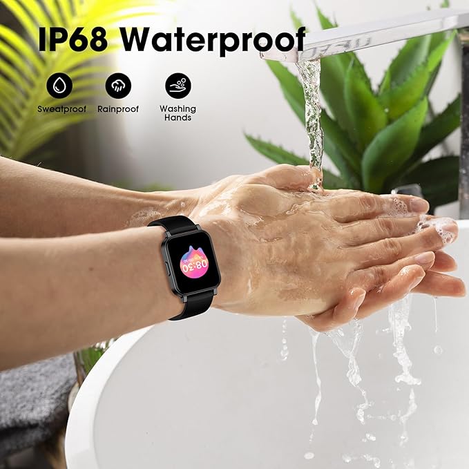Kummel Smart Watch for Teens No App/Phone Required, Fitness Watches for Teens with Heart Rate, Sleep Monitor, Step Counter for Walking, Pedometer Watch for Women/Men, Lightweight