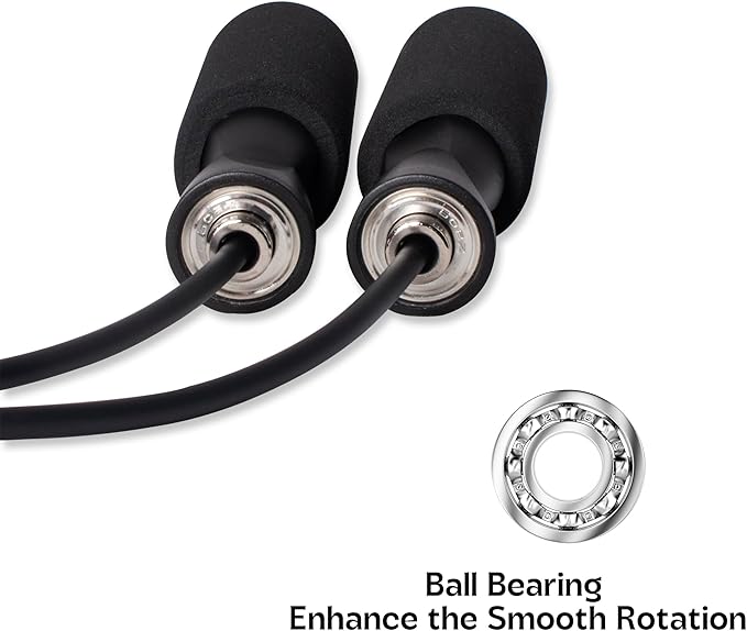 Jump Rope for Fitness Adjustable Rope for Men, Women, and Kids Ideal for Cardio and Training Workouts