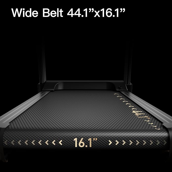UMAY Fitness Treadmill with Incline, Foldable Compact Treadmills for Home with Pulse Sensors, Max 300/400 LBS Capacity, 3.0/3.5HP Quiet Brushless, Max 8.7 MPH