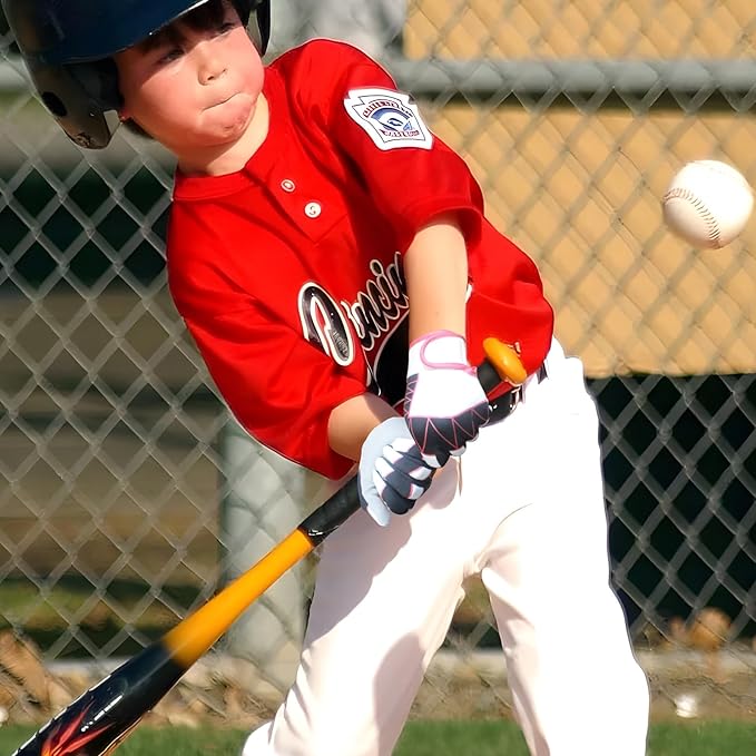 Youth Baseball USA Flag Glove American Flag Batting Gloves Comfortable Fit Breathable Durable Lightweight Design Junior Training Batting