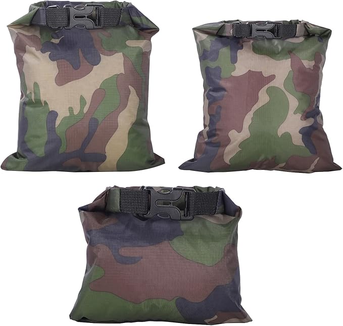 Pimoys 6 Pack Waterproof Dry Sacks, Lightweight Outdoor Dry Bags Ultimate Dry Bags for Kayaking Rafting Camping (8L, 5L, 3.5L, 3L, 2.5L, 1.5L)