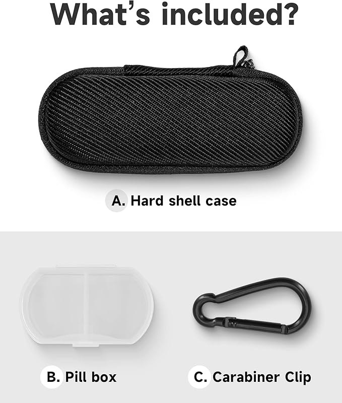 Heart Monitor Case for AliveCor KardiaMobile 6L and Kardia Mobile EKG Monitor, Travel case for AliveCor Kardia Mobile 1-Lead Personal EKG Monitor/KardiaMobile 6-Lead Personal EKG Monitor