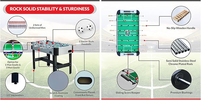 KICK Conquest 48" in Foosball Table