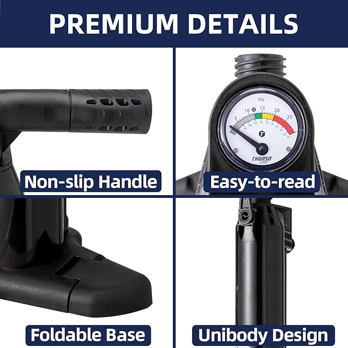 THURSO SURF Paddle Board Pump SUP Replacement Hand Pump for Inflatables Inflation Deflation Lightweight Portable Max 29 psi