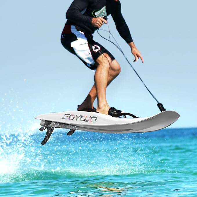 GOYOJO High-Speed Electric Surfboard - 12/15 KW Water Jet Surfing Board, Maximum Speed of 65 KM/h, Battery Life of 50-80 Minutes, Hybrid Fiber Construction, Suitable for Adults