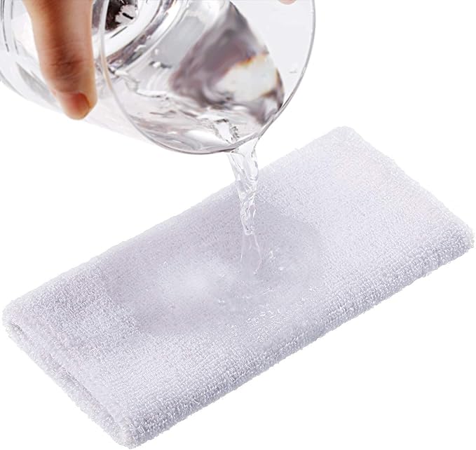 WILLBOND 6 Inch Wrist Sweat Bands for Men Women Tennis Elastic Athletic Long Sweatband Wrist Absorbent for Basketball Tennis Running Outdoor Activity