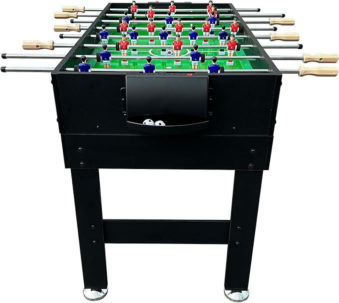 KICK Trio 48″ 3-in-1 Multi Game Table - Combo Game Table Set - Billiards, Air-Hockey, and Foosball for Home, Game Room, Friends and Family!