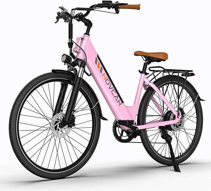 V80 Electric Bike, 1000W Motor 28MPH Ebike, 48V 13Ah Removeable Battery, 26'' City Cruiser Adult Electric Bicycles up to 70 Miles