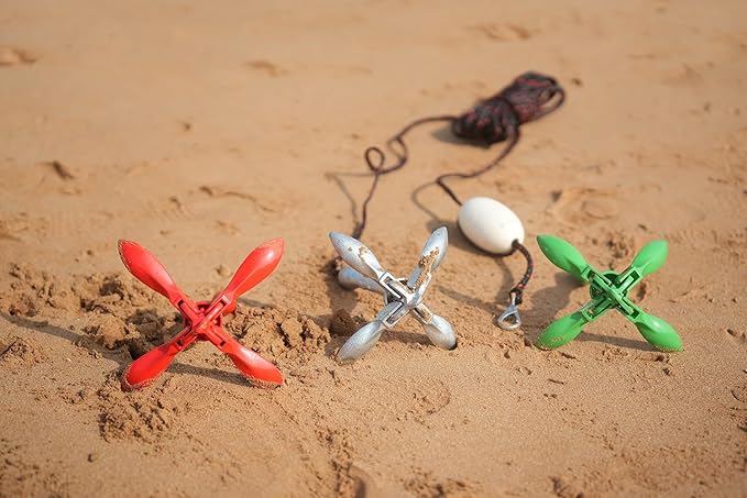 Young Marine Grapnel Anchor Kit for Small Boats, Kayaks, PWC, Jet Ski, Paddle Boards, etc. - 3.5 lbs