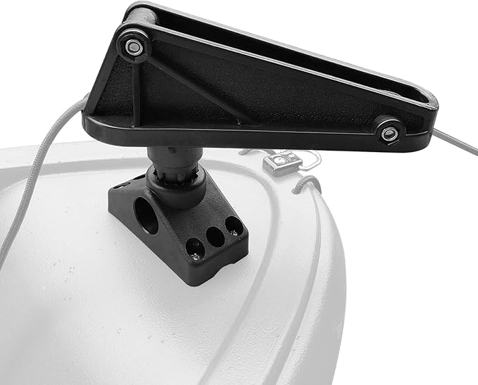 Anchor Lock, Anchor Lock with Release System Side Deck Mount for Kayaks Canoe Small Boat Fishing, Black