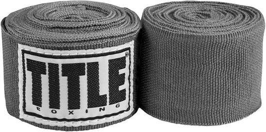 Title Boxing Elastic Mexican Hand Wrap, Grey, 180"
