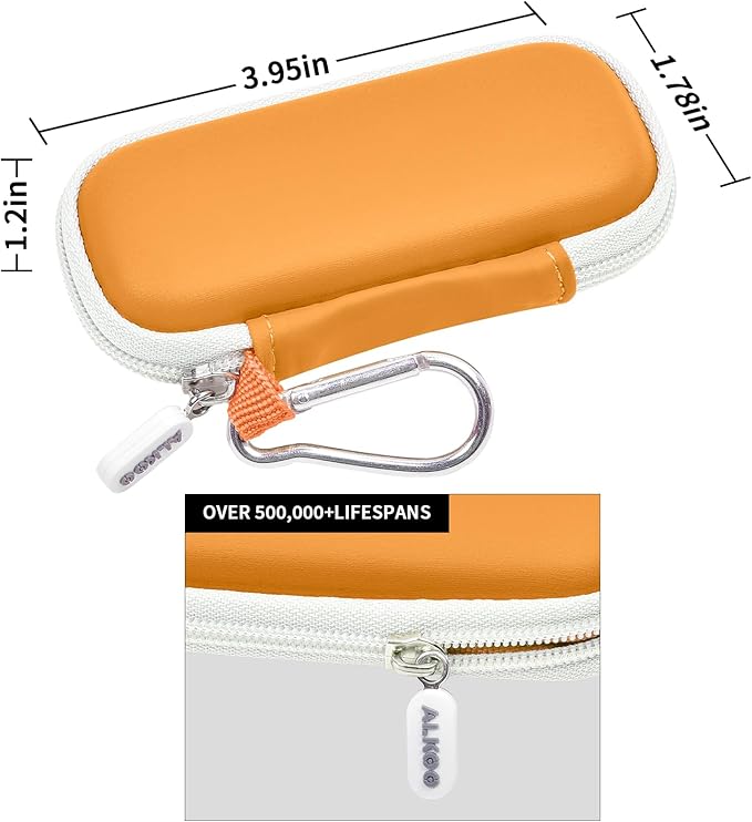 Heart Monitor Case Compatible with AliveCor Kardia Mobile ECG/for KardiaMobile 6L for Apple and Android Device - CASE ONLY (Orange)