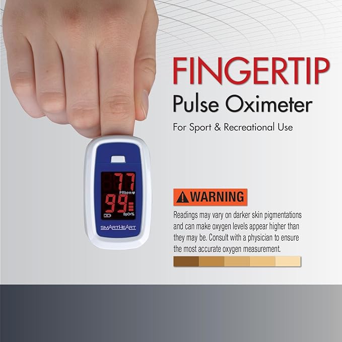 SmartHeart Fingertip Pulse Oximeter 1 Each 11-50K