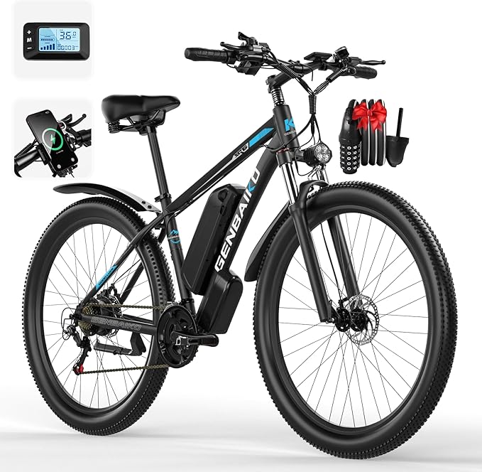 Electric Bike for Adults, 29" 1500W Peak Max 37MPH 921.6WH Electric Mountain Bike, 80 Miles Ebike 21-Speed Gears, IP7 Waterproof E Bicycle E Bike for Commuter