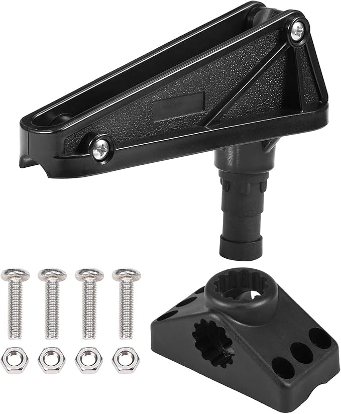 Anchor Lock, Anchor Lock with Release System Side Deck Mount for Kayaks Canoe Small Boat Fishing, Black