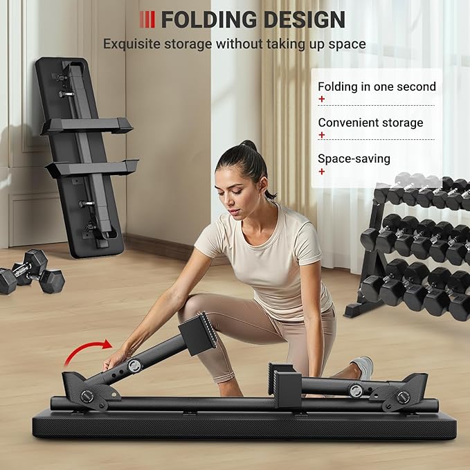 Flat Weight Bench - Heavy Duty Foldable Workout Bench for Home Gym, 1300lb Capacity Adjustable Strength Training Bench Press for Ab and Full Body Exercises, Sturdy and Easy to Fold