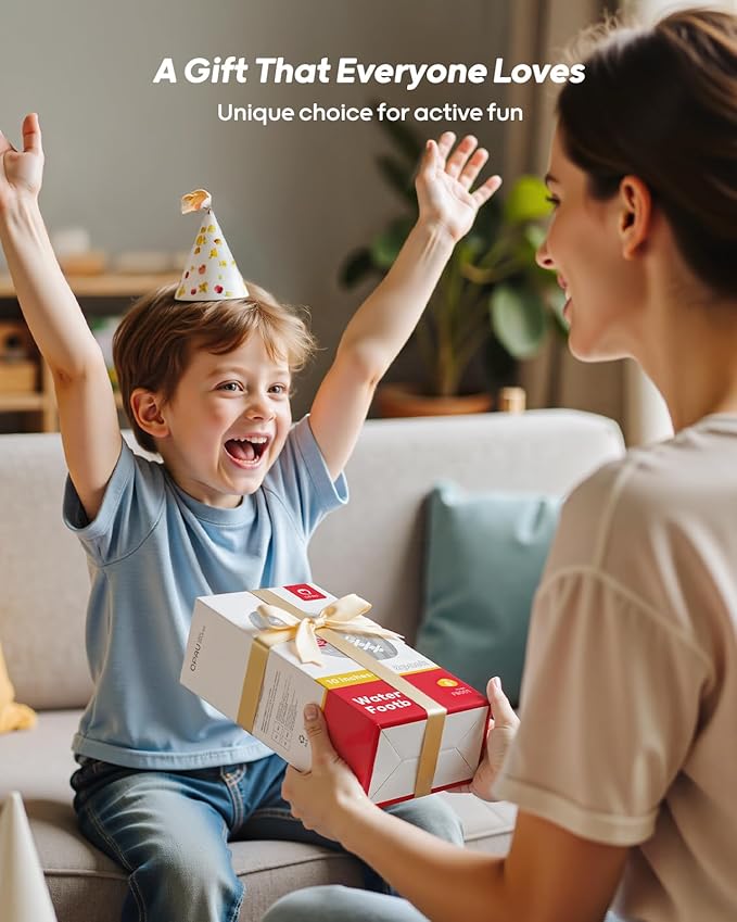 QPAU Waterproof Football, 2 Pack 9 Inches Outdoor Games for Adults and Kids, Fun Swimming Pools Toys and Accessories for Beach Lake Park Backyard