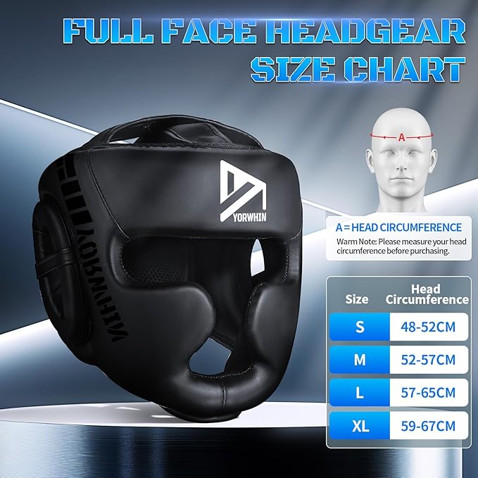Boxing Headgear, MMA Training Sparring Safety Head Guard, Women Men Boxing Helmet for MMA Training, Sparring, Muay Thai, Martial Arts, Karate, Taekwondo