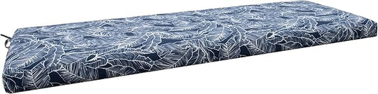 Tommy Bahama Bench Cushion, 44" X 19" X 2.5", Pacific Zaffre