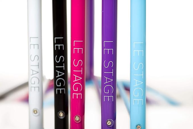 LeStage Ballet Barre - Portable Freestanding Adjustable Training Barre - Pro Series with Foam Protector and Elastic Stretching Strap