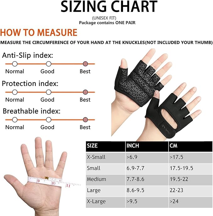 Minimal Weight Lifting Gloves,Short Micro Workout Gloves Grip Pads with Full Palm Protection & Extra Grip for Men Women Weightlifting,Gym,Exercise Training