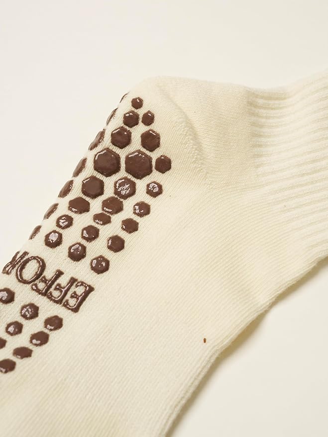 Crew Half Calf Grip Socks, Cutest Fruits Pilates Socks, Ruffle socks, Non-Slip, Barre Yoga Fitness