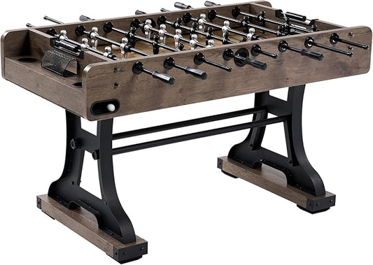 Barrington Foosball Multiple Styles Soccer Foosball Tables, Durable & Stylish Designs with Tabletop Sports Soccer Balls, Perfect for Family Game Rooms