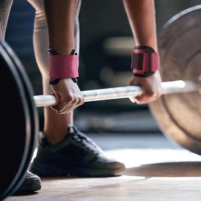 Premium Weight Lifting Hooks (Pair) - Heavy Duty Hand Grip and Wrist Straps Support - 9 mm Neoprene Padded for Deadlifts, Pull Ups, and Shrugs - Durable Workout Accessories for Men and Women