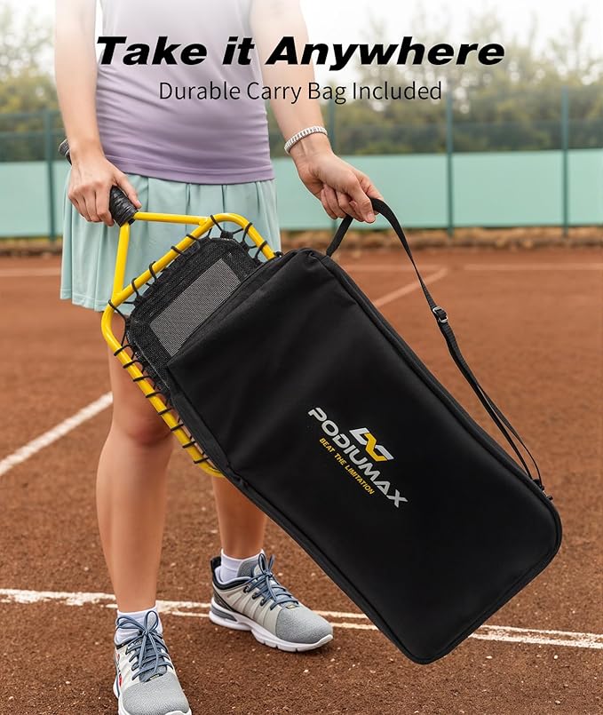 PodiuMax Baseball Racket for Fly Balls, 19 oz Balanced Fungo Racket, with Ergonomic Non-Slip Grip, Baseball Racket for Parents and Coaches, Weighted Training Grounders & Pop Flies