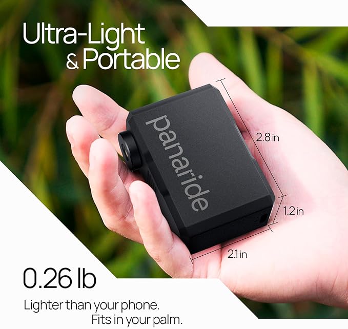 Mini Bike Pump, 120 PSI Mini Electric Bike Pump, 120g, Smart Auto-Stop, ±1 PSI Accuracy, Portable Electric Bike Pump Works with Presta & Schrader Valves