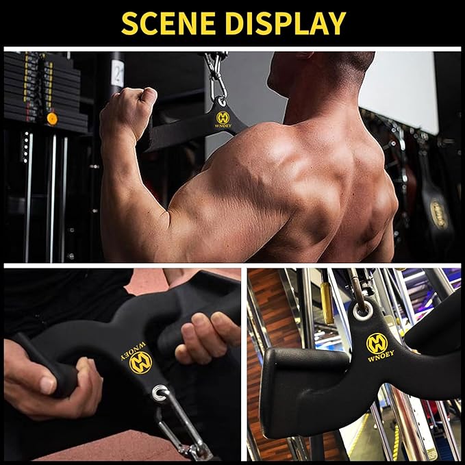 LAT Pulldown Attachment,Back Tricep Bar Strength Training,Handle Grips Lat Pull Down Bar Press Down Exercises,Cable Machine Accessories, Cable Back Attachments for Home Gym